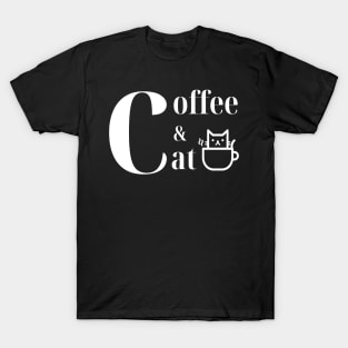 Coffee and cat T-Shirt